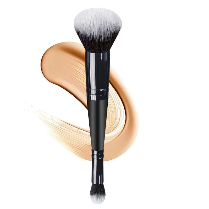 Brugerdefineret logo makeup børster Large Powder Foundation Makeup børster Cruelty Free Concealer Makeup Brush Engros Bulk 20 stk./parti