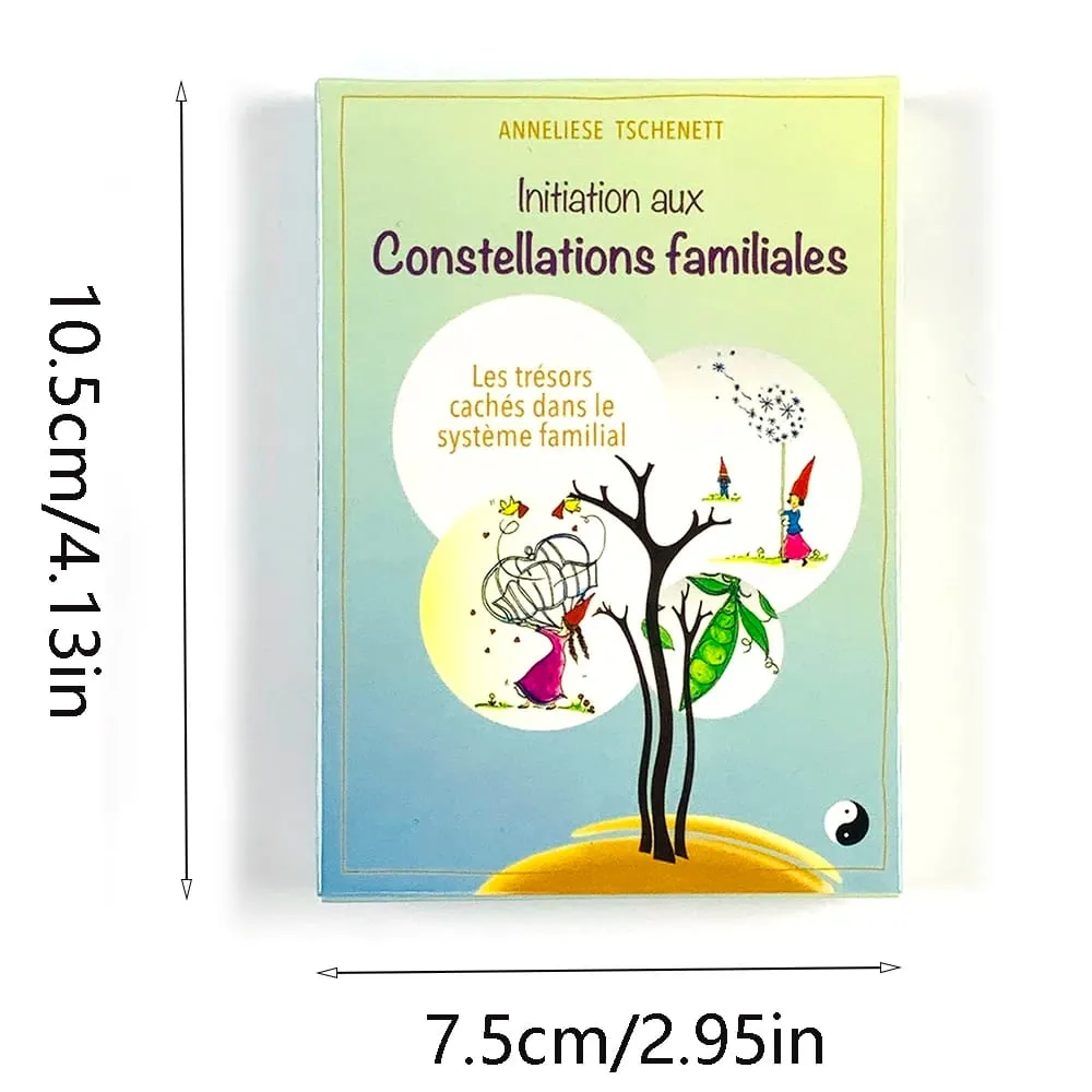 Constellations Familiales Game Cards 35 Card French Version Divination Oracle Deck Family Constellation Tool Christmas Gifts