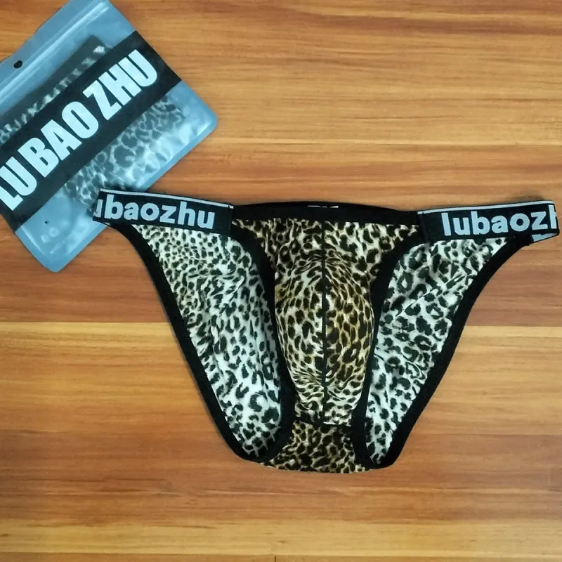 2026 Leopard Pouch Underwear Men Underpants Panties Soft Mens Swimming Briefs Sexy Low-waist Breathable Трусы Мудские Хлопковые — image 8