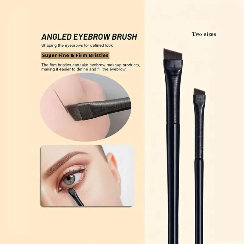 7pcs Precision Eye Makeup Brush Set Eye Makeup Brush Blade Eyeshadow Eyeliner Brush Slanted Eyebrow Makeup Brush — image 5