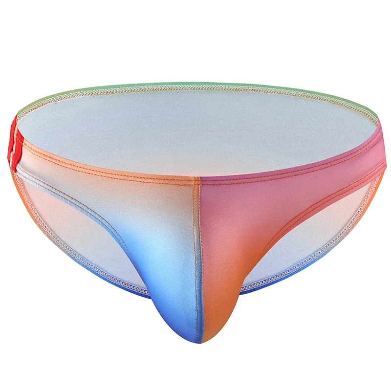 Men's Underwear Breathable Panties Fashion Printed Underpants Low Waist Lingerie Briefs 3256810337747479