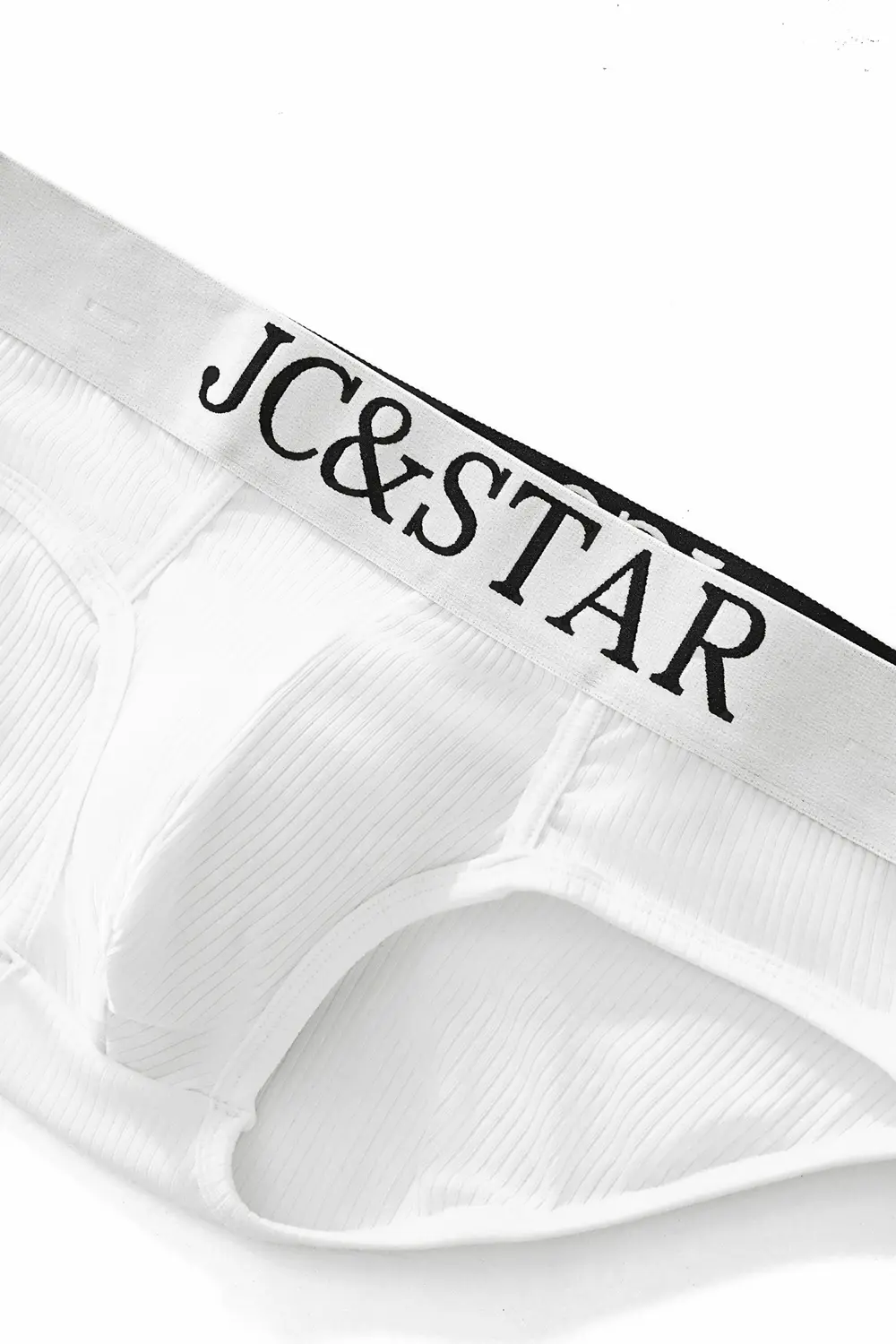 Cuecas masculinas atléticas com design de corte alto, cuecas de algodão com nervuras, conforto esportivo para homens, biquíni deslizante, tanga