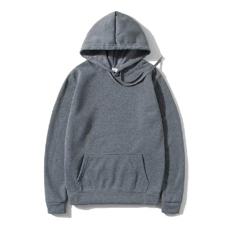 Men's Hoodies Women Pullover Spring Autumn Casual Hoodie Sweatshirts Solid Color Hoodies Oversize Black Sweatshirt For Male — image 16