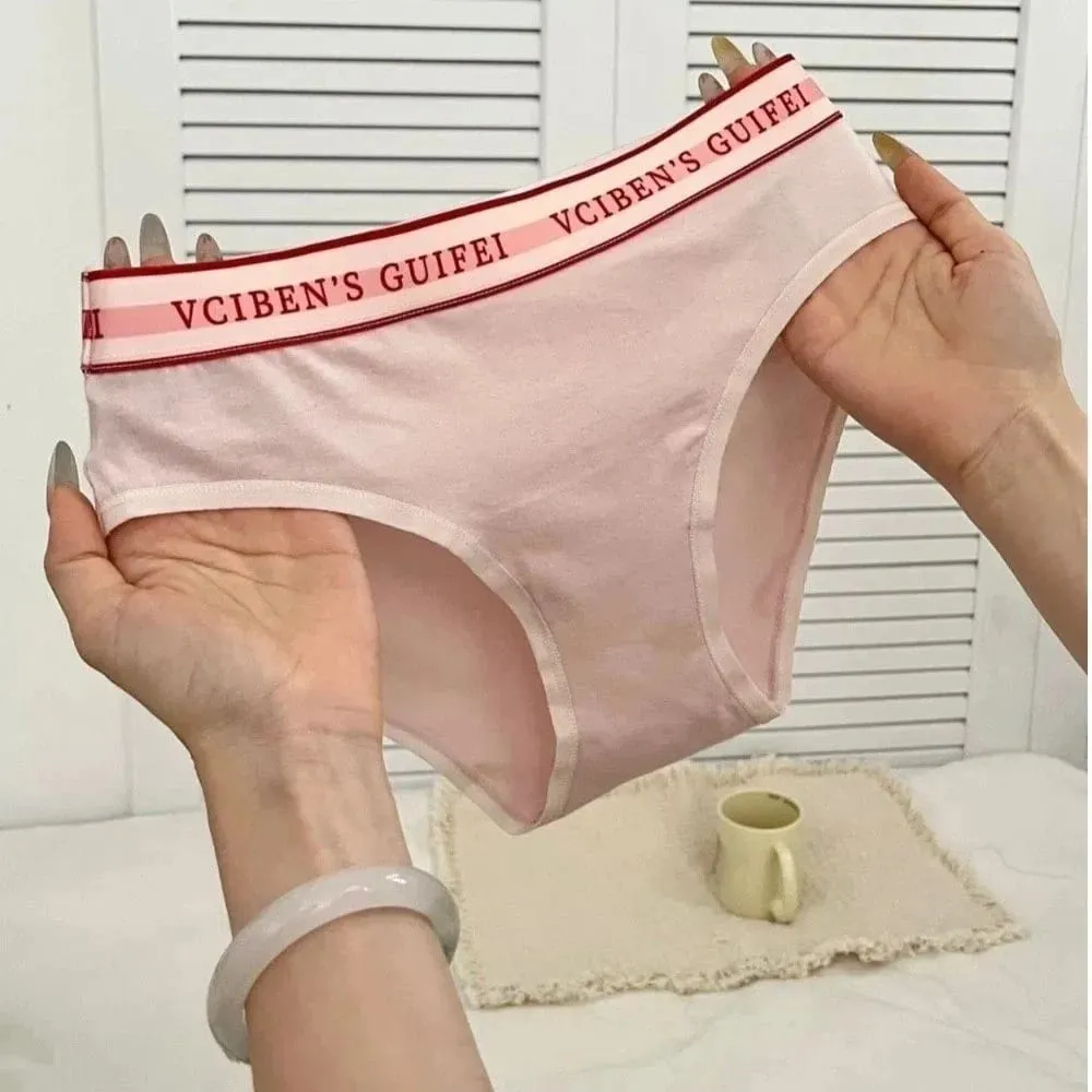 Breathable Letter Design Lingerie Set Deep V Wireless Women Underwear Suit Color Blocking Lace Bra Panties Set Gift — image 4