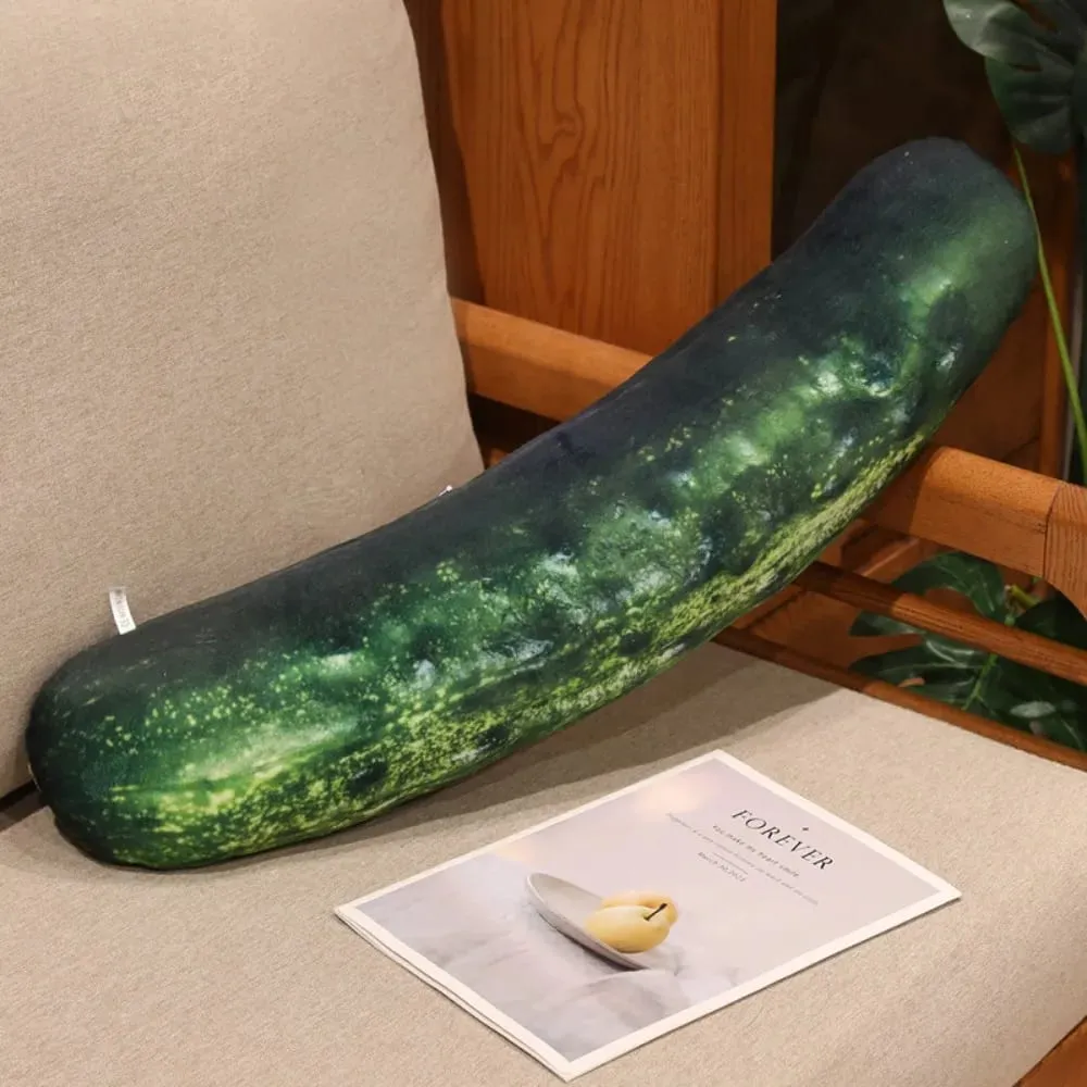 Kawaii Soft Vegetable Pillow Realistic Details Simulation Vegetable Stuffed Creative Accent Cozy Veggie Cozy Home