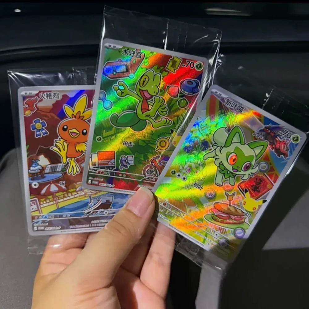 Hot 100% Official Pokemon 30th Anniversary Box Set Pinasimpleng Chinese PTCG Gem Pack Original Partners Special Illustration Card