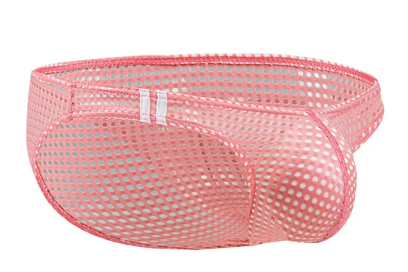 Mannen Slips Zomer Ademende Gaten Ondergoed U Bolle Dunne Lage Taille Heren Ondergoed Slips Slip Onderbroek Calzoncillos