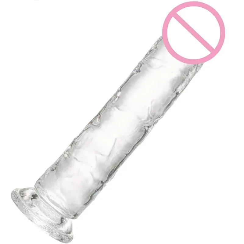 Transparent Soft Jelly Dildos Strong Suction Cup Female Anal Masturbator Clitoral Stimulator Big Dick Lesbian Women Sex Toys 18+ — image 2