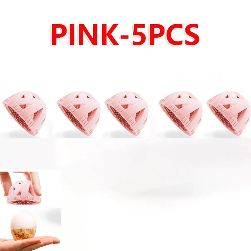 Silicone Egg Washing Brush Specialized Egg Cleaner Tool Flexible Food Grade Scrubber for Farm Fresh Eggs Kitchen Use