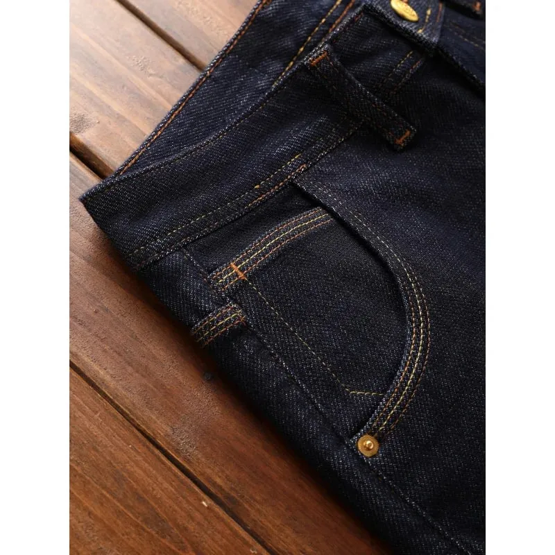 2025New Japanese Style Color Jeans Men High-End Trendy Retro Washed Casual Slim Straight Spring and Autumn Pants — image 5