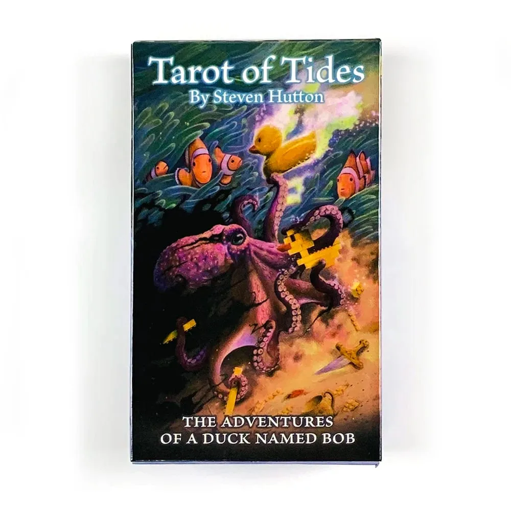 Tarot of Tides Game Cards 78 Card Whimsical Ocean Tarot Deck Bob Duck Adventure Theme Perfect for Divination & Gift Giving
