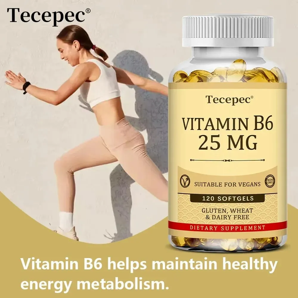 Vitamin B6 - Improves Metabolism Skin Health Antioxidant for Cardiovascular Neurological Immune and Eye Health — image 5