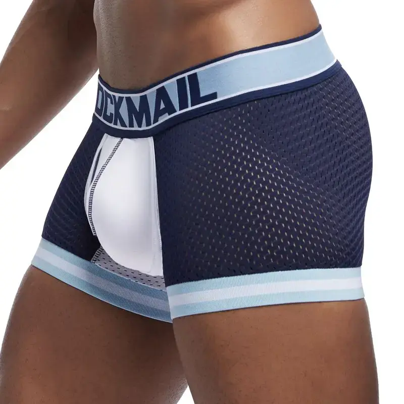 Man Underpants Boxershorts Mesh Nylon Men Boxers Male Breathable Underwear Men’s Panties Boxer Quick Dry Sports Fitness — image 24