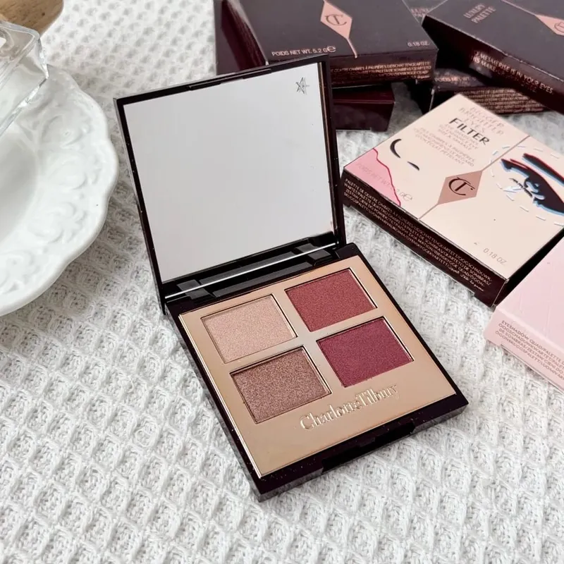CT Dễ dàng sử dụng 4 màu 9 màu Bảng phấn mắt Charlotte Tilbury Son dưỡng môi Gối Talk Big Lip Plumpgasm Lip Blush Quà tặng trang điểm
