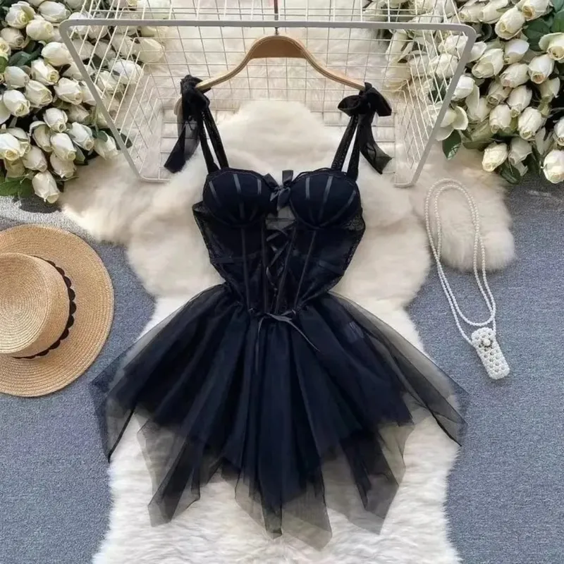 Woman Embroidery Floral Mesh Fashion Sexy Dress Chinese Style Short Sleeve Split Hollow Out Cheongsam New Gauze Sheer Dress — image 20
