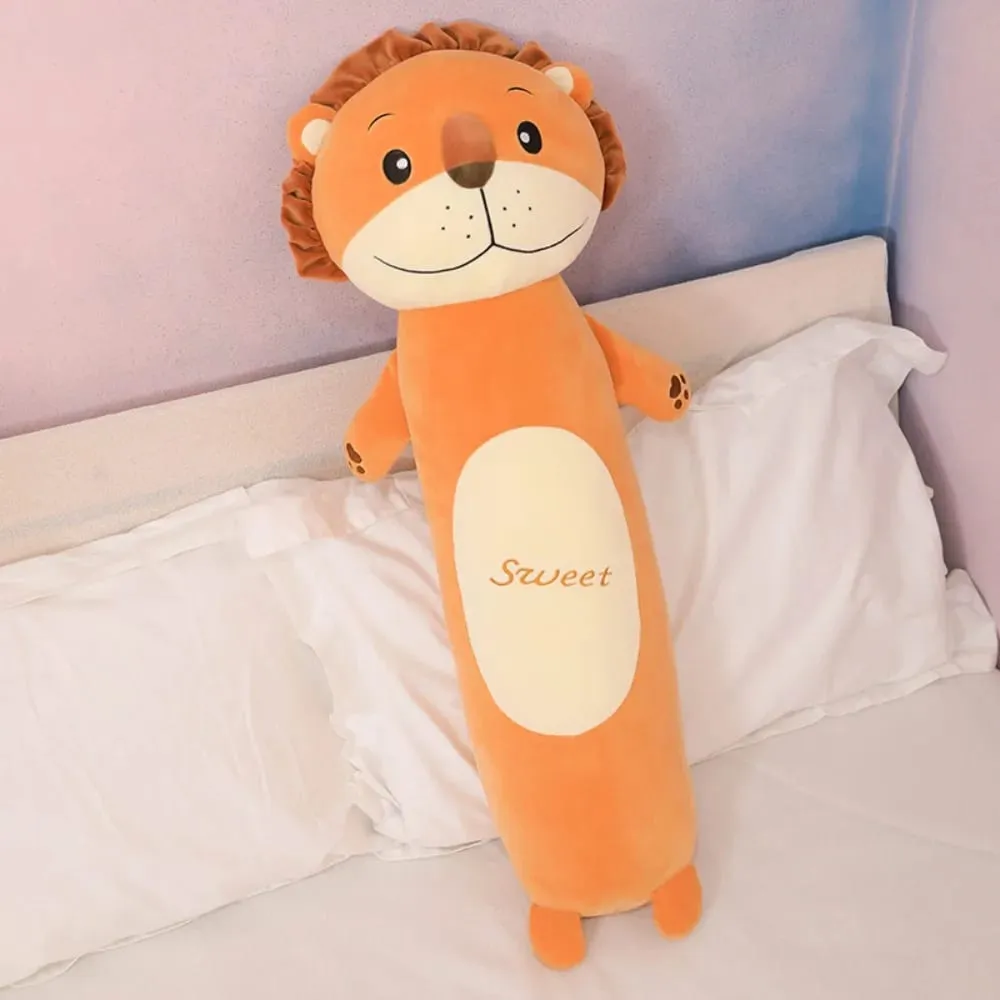 Soft 50/70cm Cute Bantal Monkey Cat Animal Bolsters Lion Rabbit Peluk Pillow Home