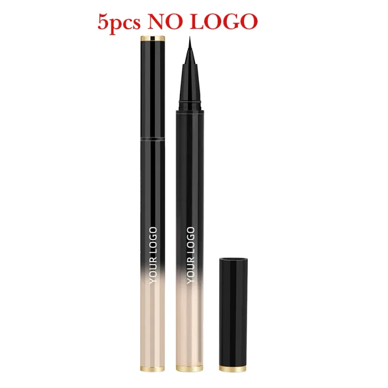 Vegan Ultra Fine Long-Lasting Black Eyeliner Pencils -Waterproof Sweatproof and Smudge-Proof Eye Liner Pen Private Label Makeup