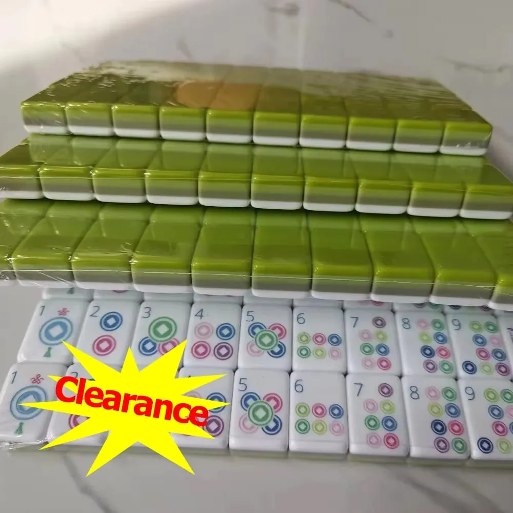 Customizable American Mahjong Sets 160 Tiles 4-Layer Acrylic Mah Jongg Surprise Gifts Mahjong Portable Travel Family Party Games — image 1