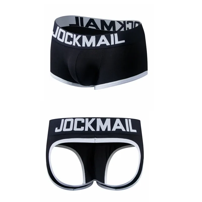 Mens Underwear Jockstrap Boxer Trunks Gay Penis Pouch Cueca Boxer Calzoncillos Hombre Man Boxer Shorts Sleepwear Gay Panties