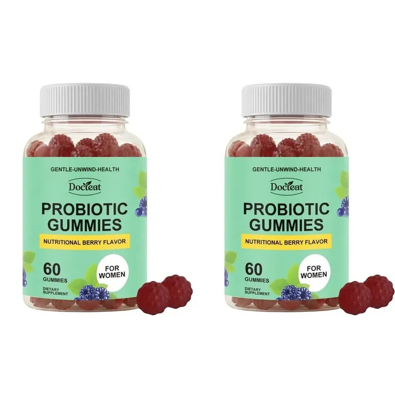 Women Probiotic Gummies 60 Count with Prebiotics Vitamin B6+C and Zinc Supports Digestive Balance & Immune Function Health — image 8
