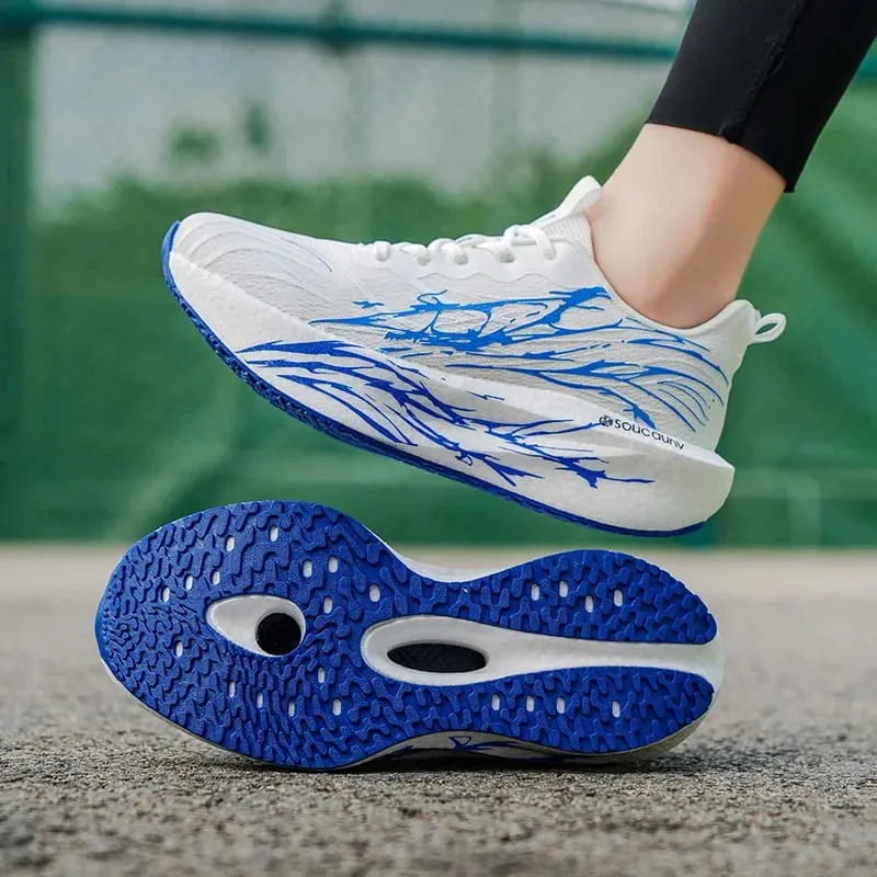 Marathon Running Shoes Men Carbon Board Speciality Sports Breathable Lightweight Women's Comfortable Athletic Nonskid Sneakers — image 6