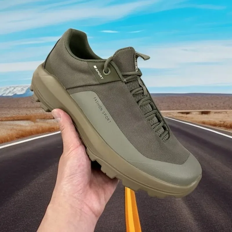 Green Running Shoes for Men Elasticity Casual Sneakers Lightweight Breathable Speciality Men's Sneakers Outdoor Tennis Shoes Man