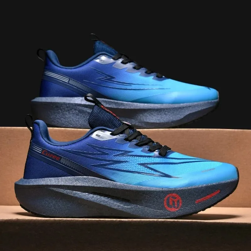 Men Running Shoes Carbon Board Speciality Marathon Sports Breathable Lightweight Women's Comfortable Athletic Leisure Sneakers — image 2