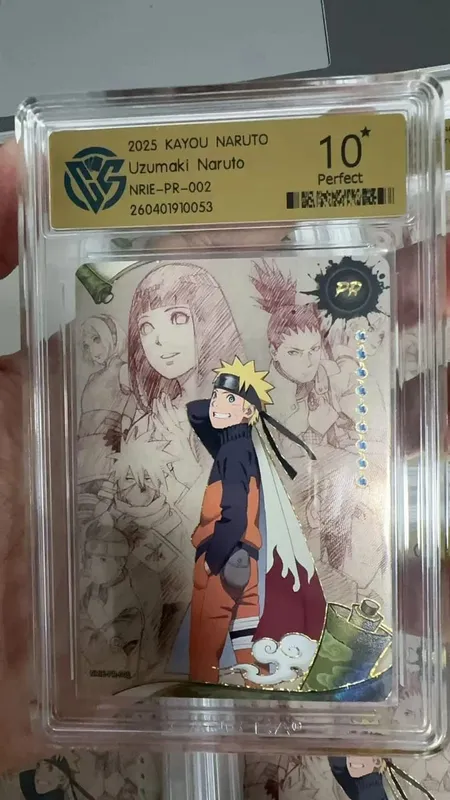 Cartão Naruto versão em inglês PR-001PR-002 PRISTINE-10.0 Cartão de classificação KAYOU autêntico