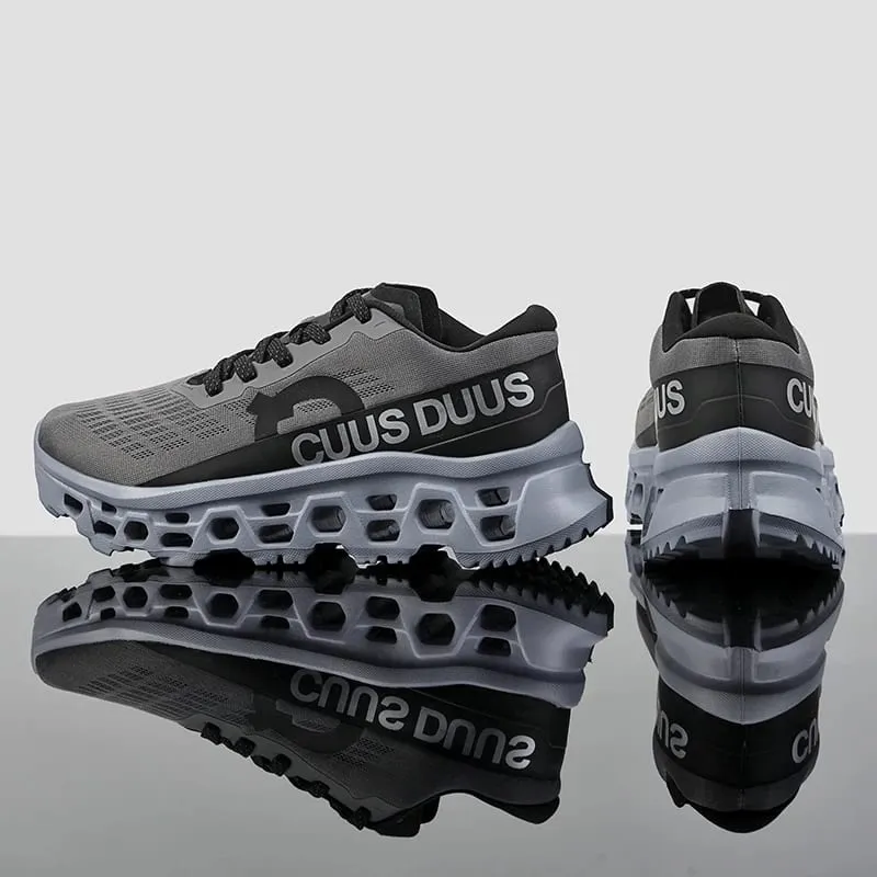 Casual Sneakers Men's Cushion Running Trainers Shock Absorbing Supercritical EVA Sneakers Breathable Fitness Athletic Shoes — image 5