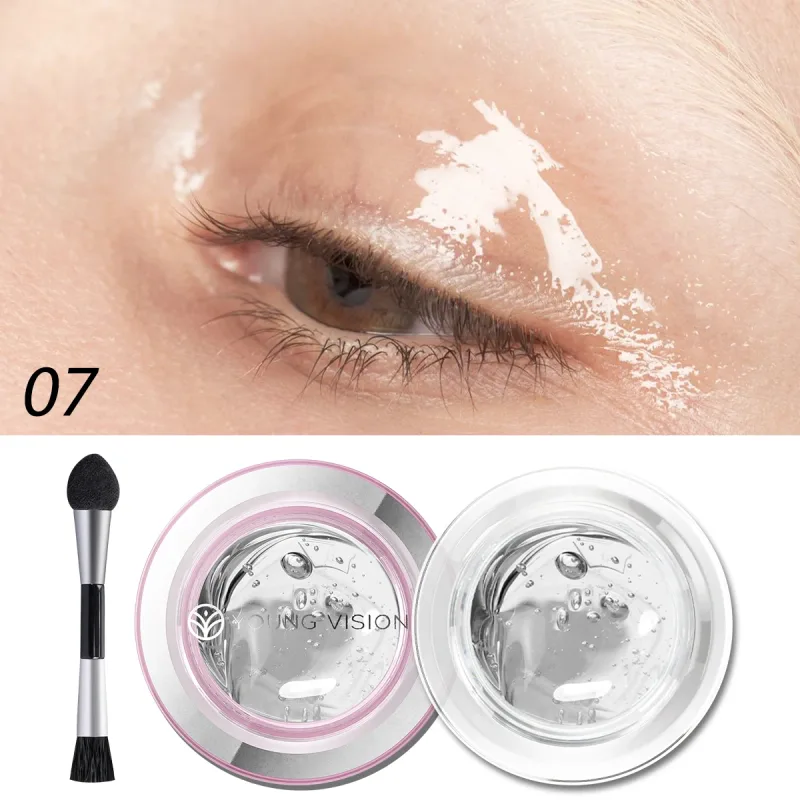 1pcs Highlighter Liquid Eye Shadow Waterproof Non-Greasy Long-Lasting Highlight & Smoky Eye Shadow with Makeup Brush — image 9