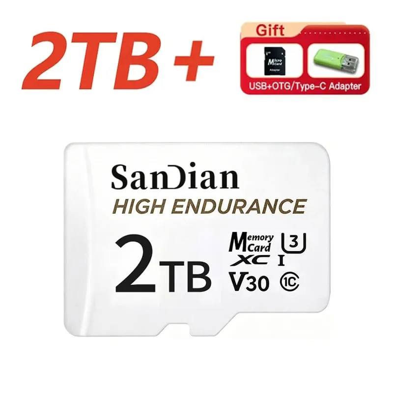 Original Micro TF SD Memory Card Class 10 128GB 256GB U3 V30 High Speed Flash Memory Card A2 4K Video for Samrtphone PC Camera