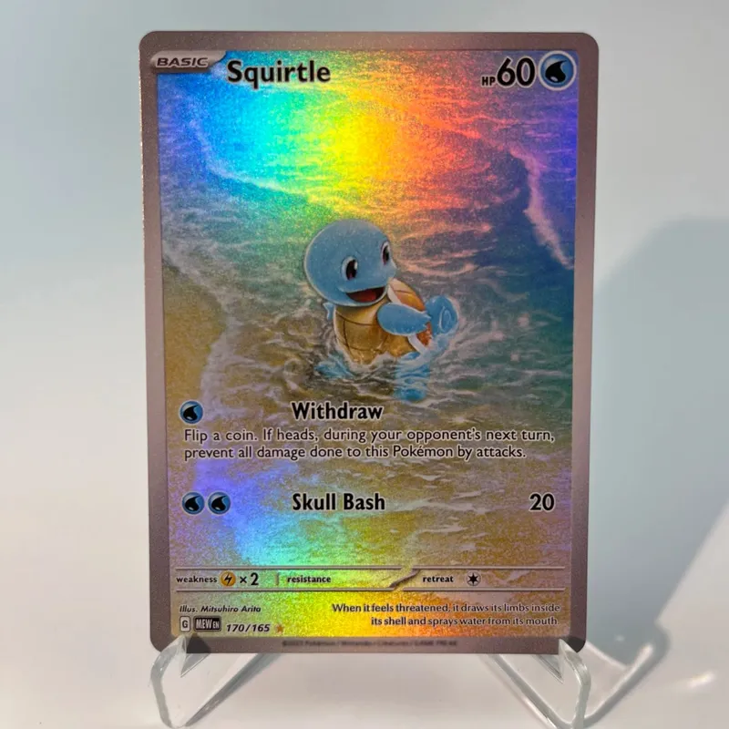 Pokémon 151 PKM Cards PTCG3-D Bulbasaur Squirt Rainbow Gengar ex Holographic Ex GX Rare Collection Battle Toys Gifts for Hobbies — image 14