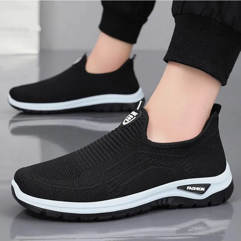 Men Casual Shoes Breathable Sneakers Mens Lightweight Walking Running Shoes Slip on Loafers for Couple Zapatillas Hombre Size 44 — image 2