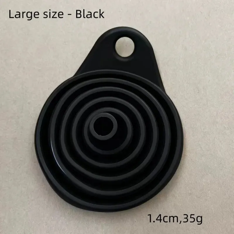 1/3/5/10 pcs S L Folding Silicone Funnel for Filling Bottles Kitchen Silicone Funnel Collapsible Kitchen Gadgets Oil Filler