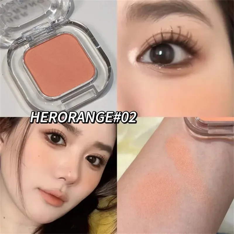 Red Brown Monochrome Eyeshadow Eyeliner Powder Palette Silky Matte Coral Red Lying Silkworm Eyeliner Waterproof Aegyo-sal Makeup