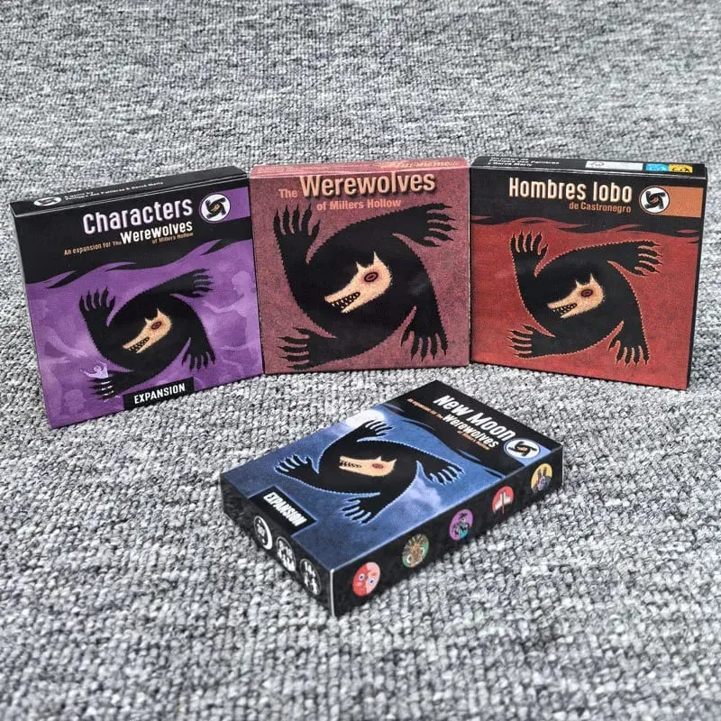 Werewolves of Miller's Hollow Card Game Base Set Characters New Moon Expansion Best of Edition Full Set Party Board Game — image 1