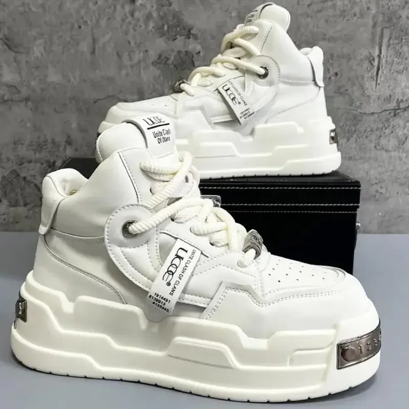 Platform na Non-slip Man Walking Sneakers Magaan na Panlalaking Running Shoes Breathable Platform na Sport Shoes Fashion Men Casual Shoes