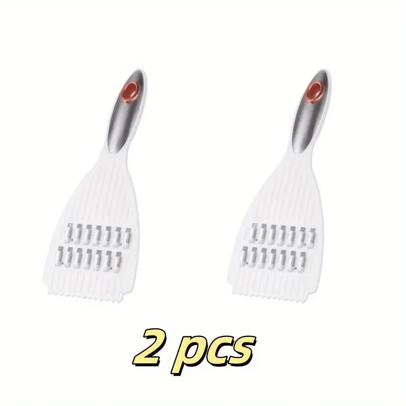 Multi-Functional Vegetable Slicer & Sharpener - Manual Food Cutter for Potatoes Carrots Fruits - Durable Plastic Kitchen Gadget