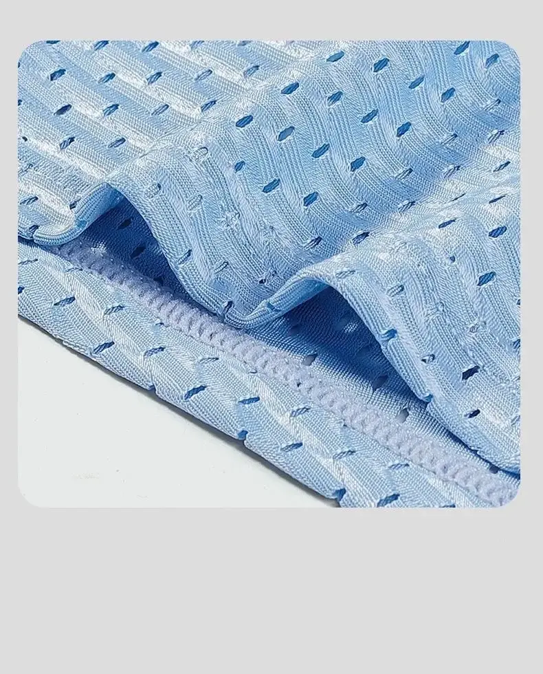 4 ชิ้น/LotMen's Ice Silk ชุดชั้นในกางเกงขาสั้นขนาด Plus ตาข่ายนักมวยตาข่าย Breathable ชุดชั้นใน Antibiotic Quick Drying ชุดชั้นในผู้ชาย