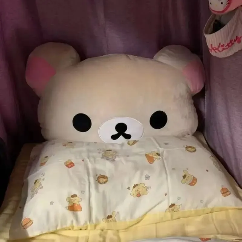 Cute Rilakkuma Plush Warm Hand Pillow Cartoon Bear Peluche Stuffed Toy Soft Cushion Birthday Gift — image 10