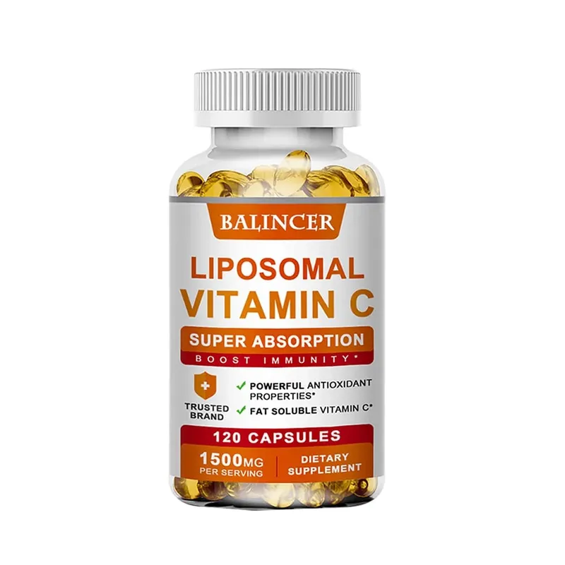 Liposzómális C-vitamin 1500 mg nagy felszívódású, zsírban oldódó aszkorbinsav, immunerősítő kollagén erősítő és antioxidáns kiegészítő — image 9