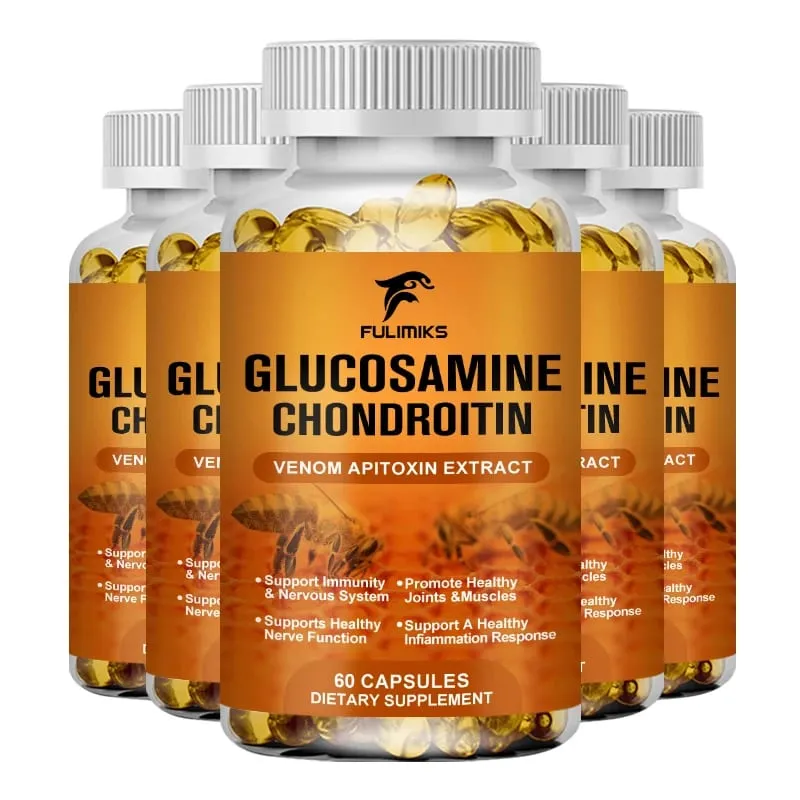 Bee Venom Joint Supplement with Glucosamine Chondroitin & Turmeric Supports Joint Comfort & Bone Health for Adults