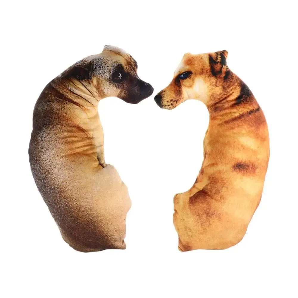 Cute 3D Lifelike Animal Throw Pillow Soft Dog Pillow Creative Cushion Home — image 10