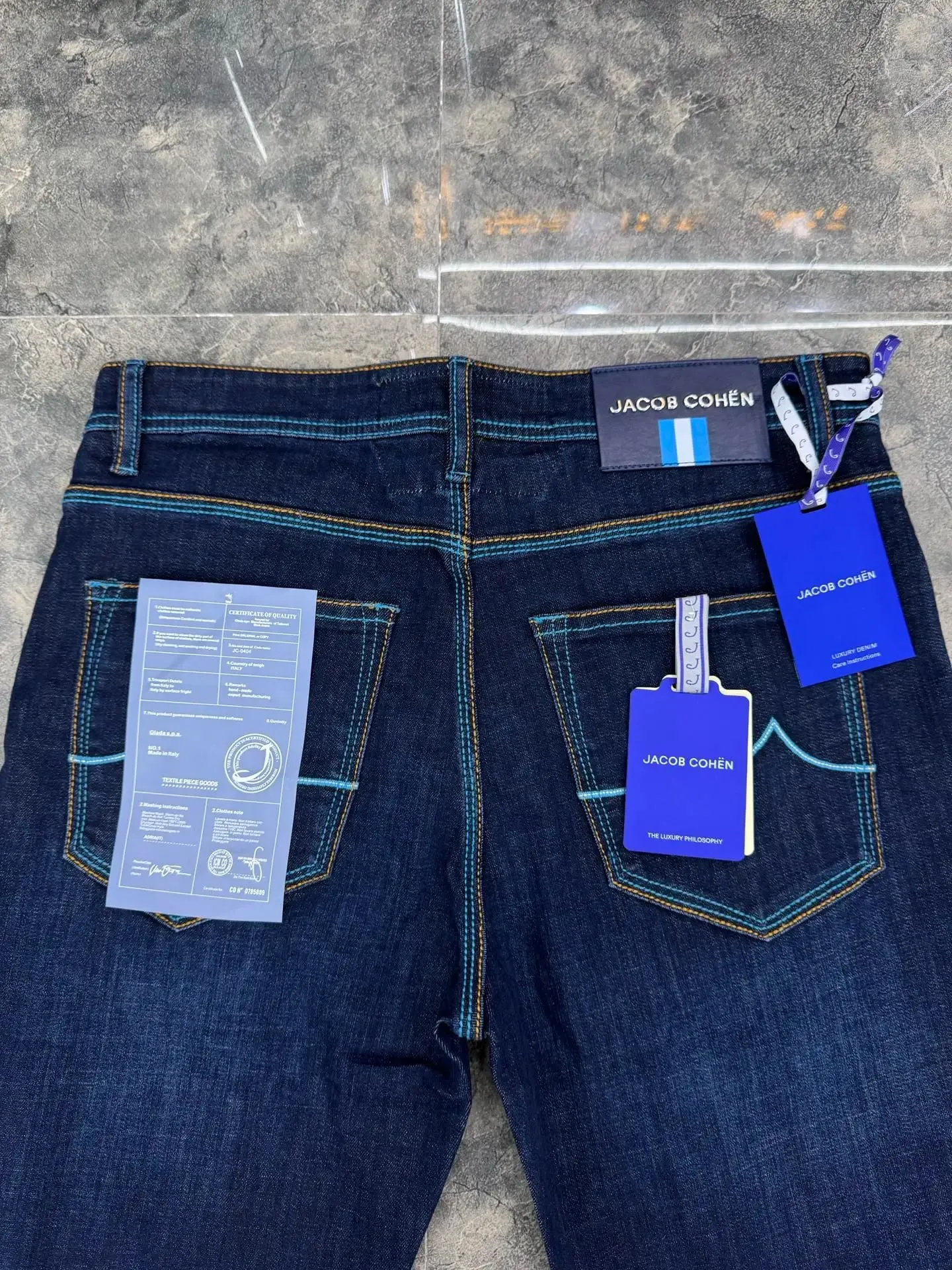 Jeans Thin Cotton Men 2026 Spring Summer new outdoors high quality embroidery comfortable straight Big size 29-40 Pants