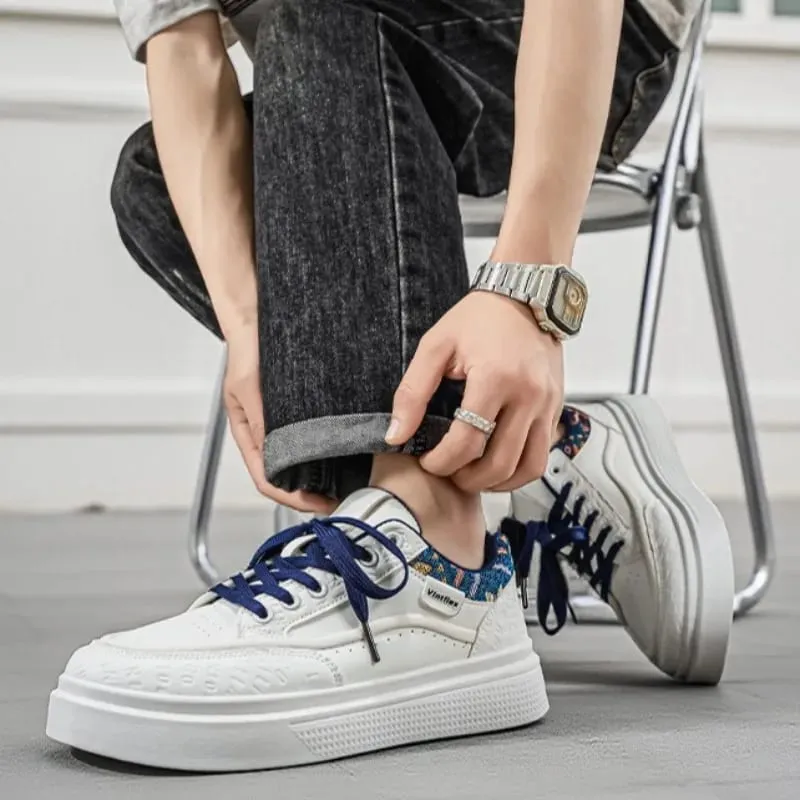 2026 Versatile Sports Leisure Board Shoes Fashion Comfortable Man Shoes Outdoor White Shoes for Man Breathable Men's Sneakers — image 2