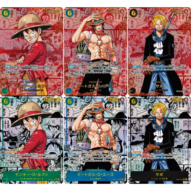 (EN/JP) ONE PIECE GAME Card Monkey D Luffy OP05-119 Manga SP Gold/Silver High Quality Textured Flagship Proxy Cards — image 13