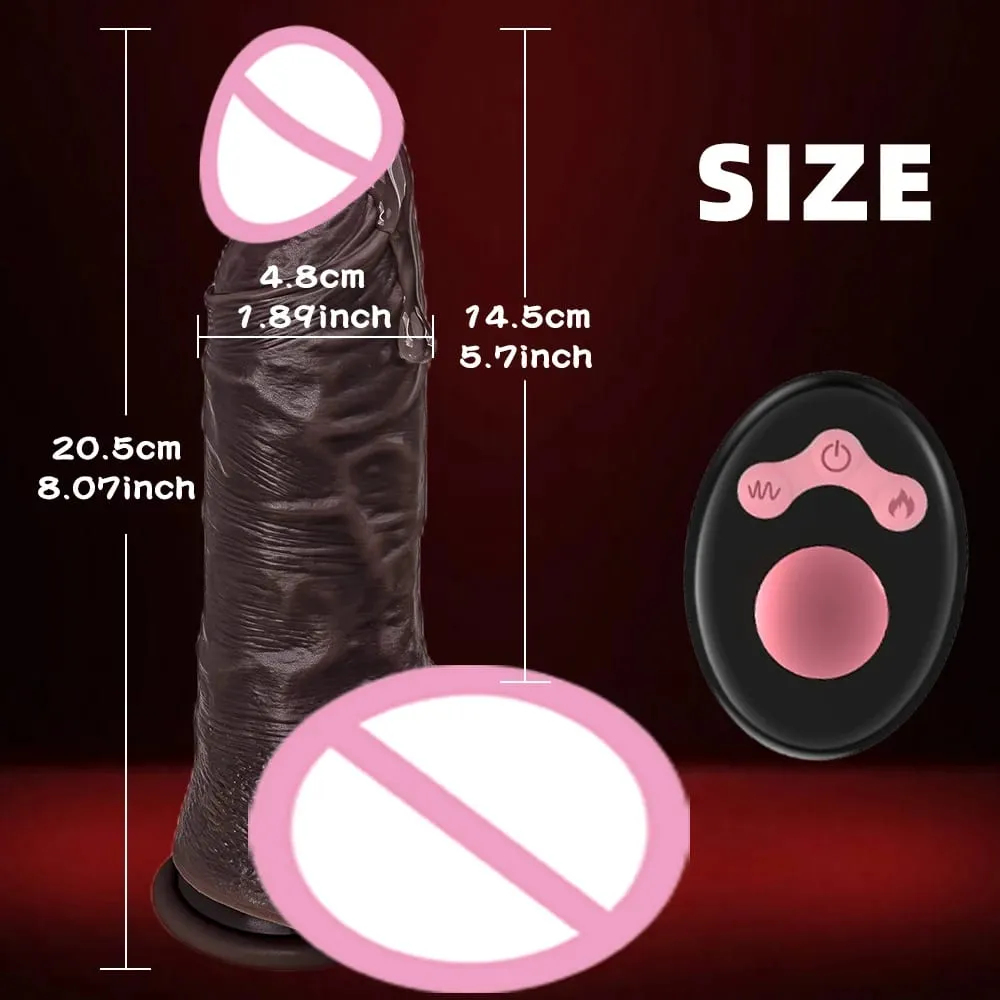 10 Modes Penis Vibrating Rotating Heating Telescopic Thrusting Dildo Vagina Dick Anal Use Unisex Electric / Manual Sex Toys