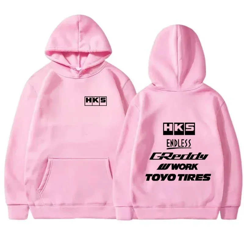 2025 Erkekler Moda Serin Hoodie Japonya JDM Modifiye Araba HKS SONSUZ Hoody Erkek Kadın Vintage Rahat Kazak Uzun Kollu Kazaklar
