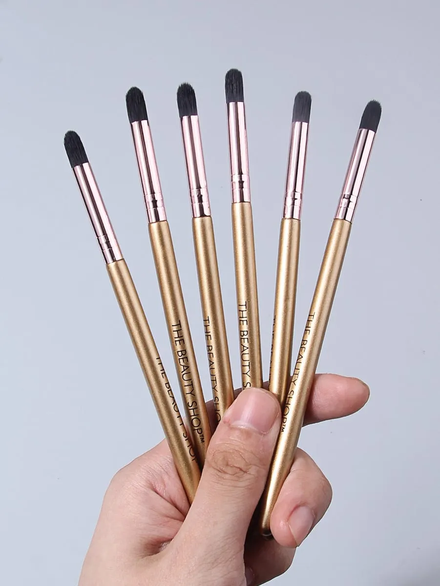 6pcs Detail Eyeshadow Brushes Set Soft Synthetic Precision Eye Makeup Brush for Eyeshadow Packing Cosmetic Tool — image 6