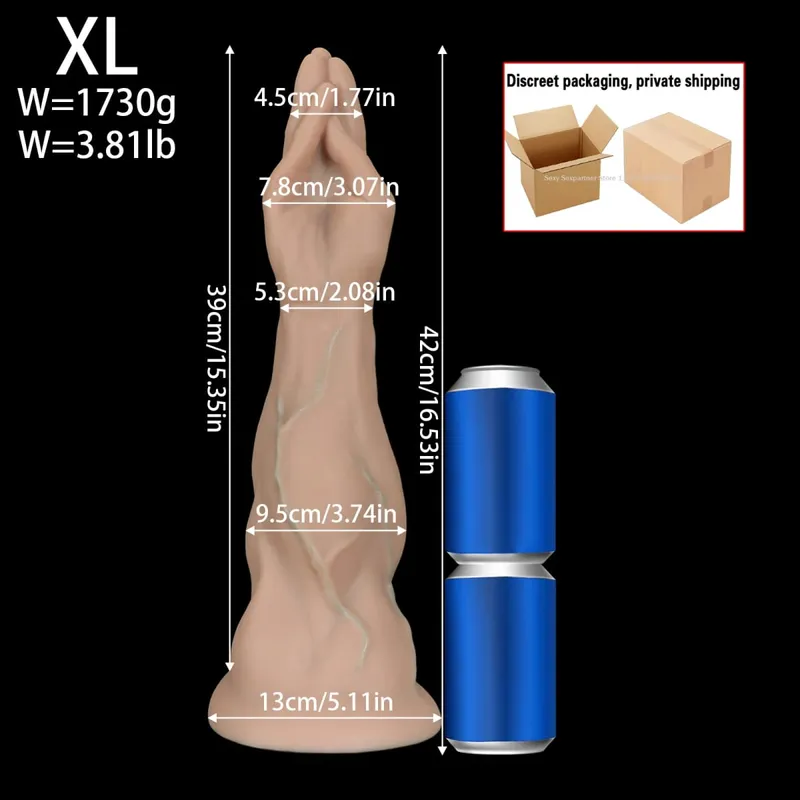 Enorm silikonfot Butt Plug Thick Ben Dildo Stor analplugg Anal Expander Masturbator Anus Dilator Sexleksaker Vuxenleksak Sexbutik